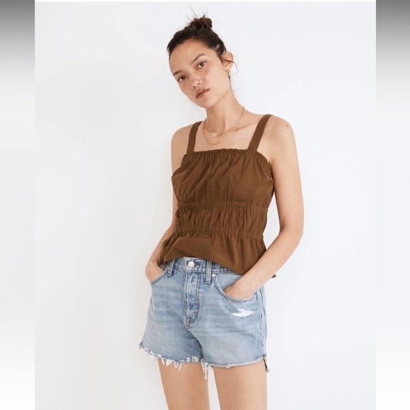 Madewell Pants - Madewell Relaxed Denim Shorts in Madera Wash: Side-Slit Edition 25 9